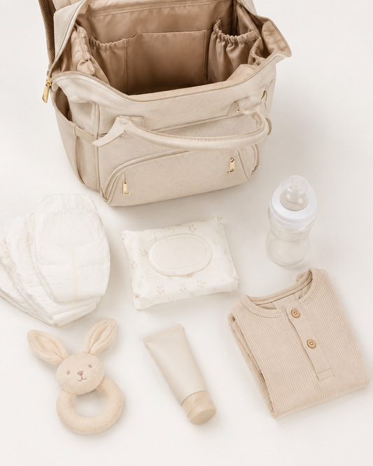 Quoi mettre dans un sac à langer : la liste complète par âge de bébé