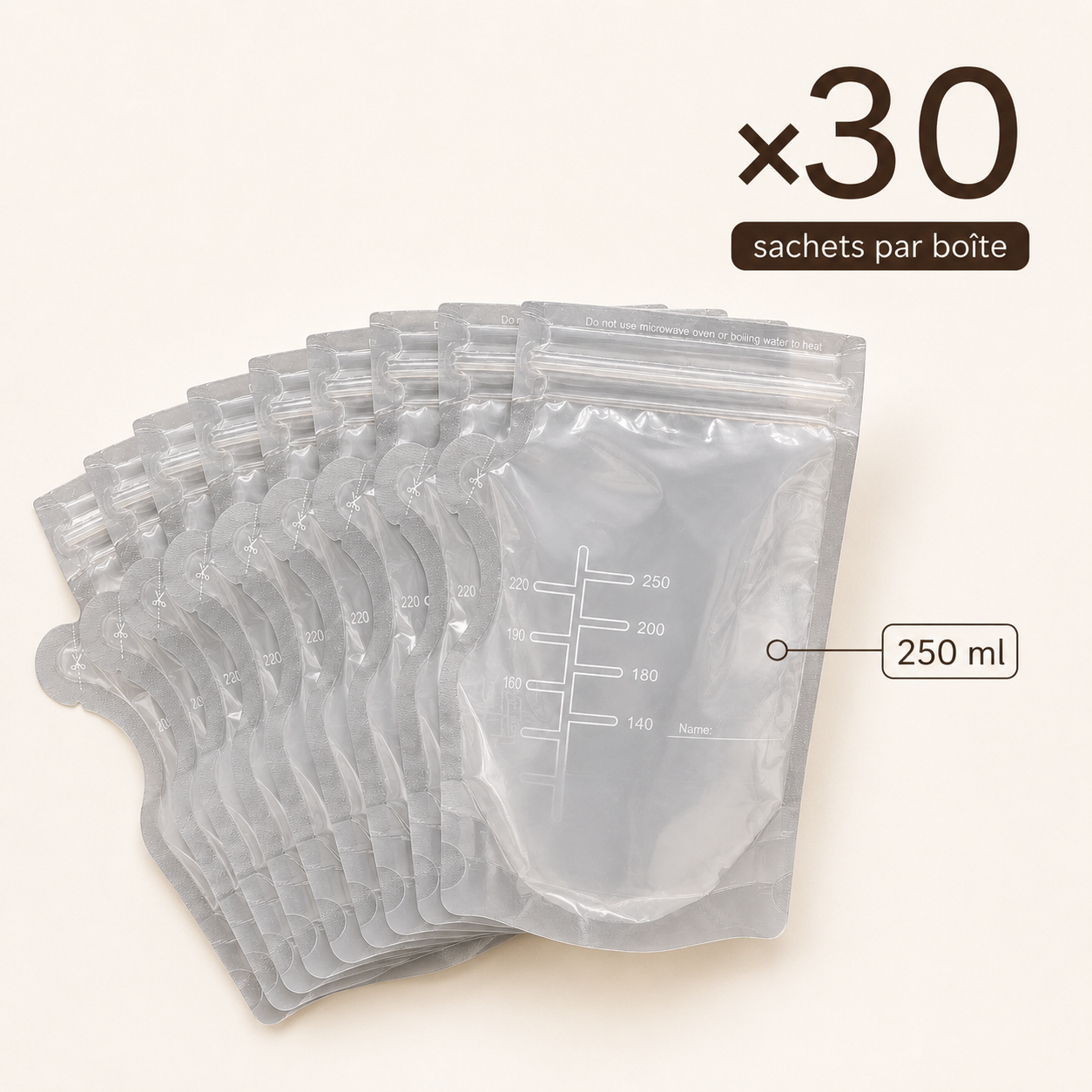 Sachets de Conservation Lait Maternel NEVA
